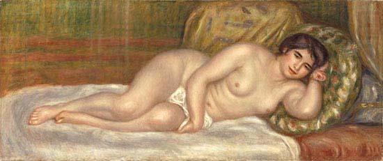 Woman on a Couch, Pierre-Auguste Renoir
